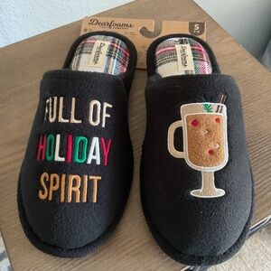 Dearfoams Holiday Themed Slippers